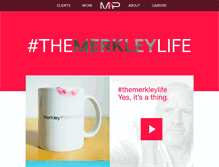 Tablet Screenshot of merkleyandpartners.com